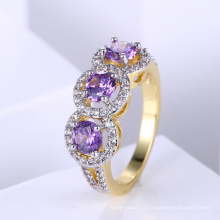 Popular twp tom banhado jóias anel de ouro projeto para as mulheres